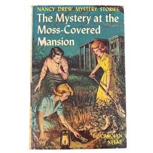 VTG 1941 Nancy Drew #18 Mystery at the Moss-Covered Mansion Book